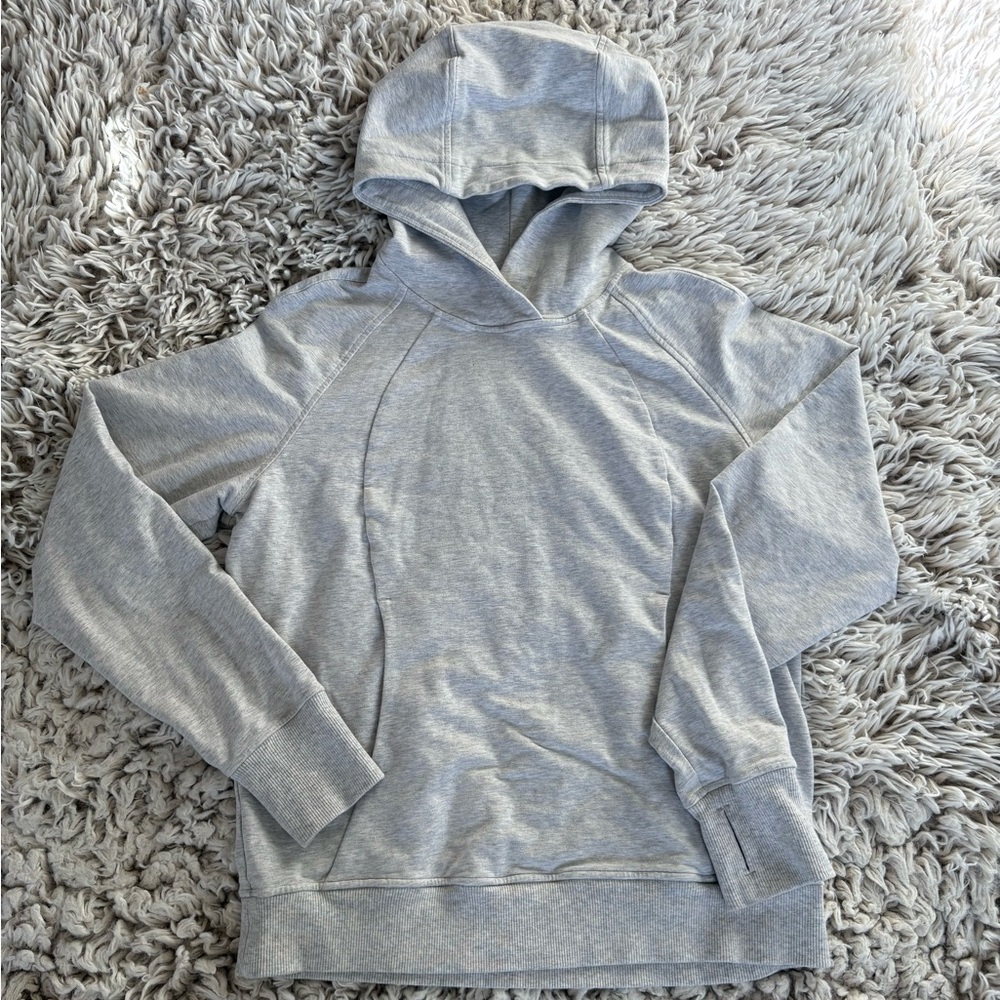 lululemon athletica Light Gray Hoodie